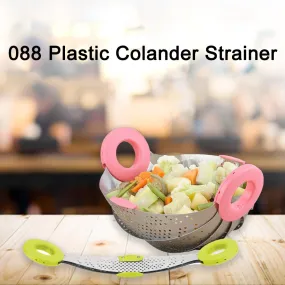 088 Plastic Colander Strainer (400ml, Multicolour)