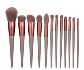 12 Piece Designer Pro Chocolate Brush Set - MQO 25 pcs