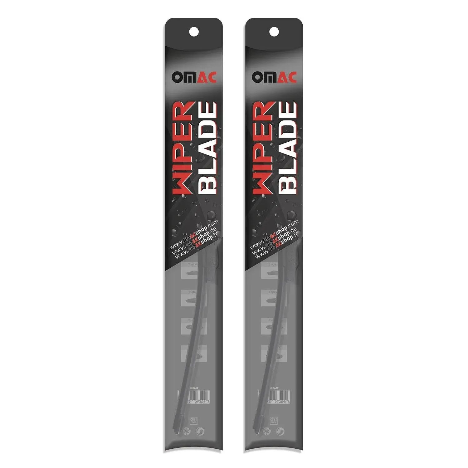 19" & 21" Front Windshield Wiper Blades Set