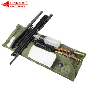 1Set Rifle Gun Cleaning Kit Set Cleaning Rod Nylon Brush