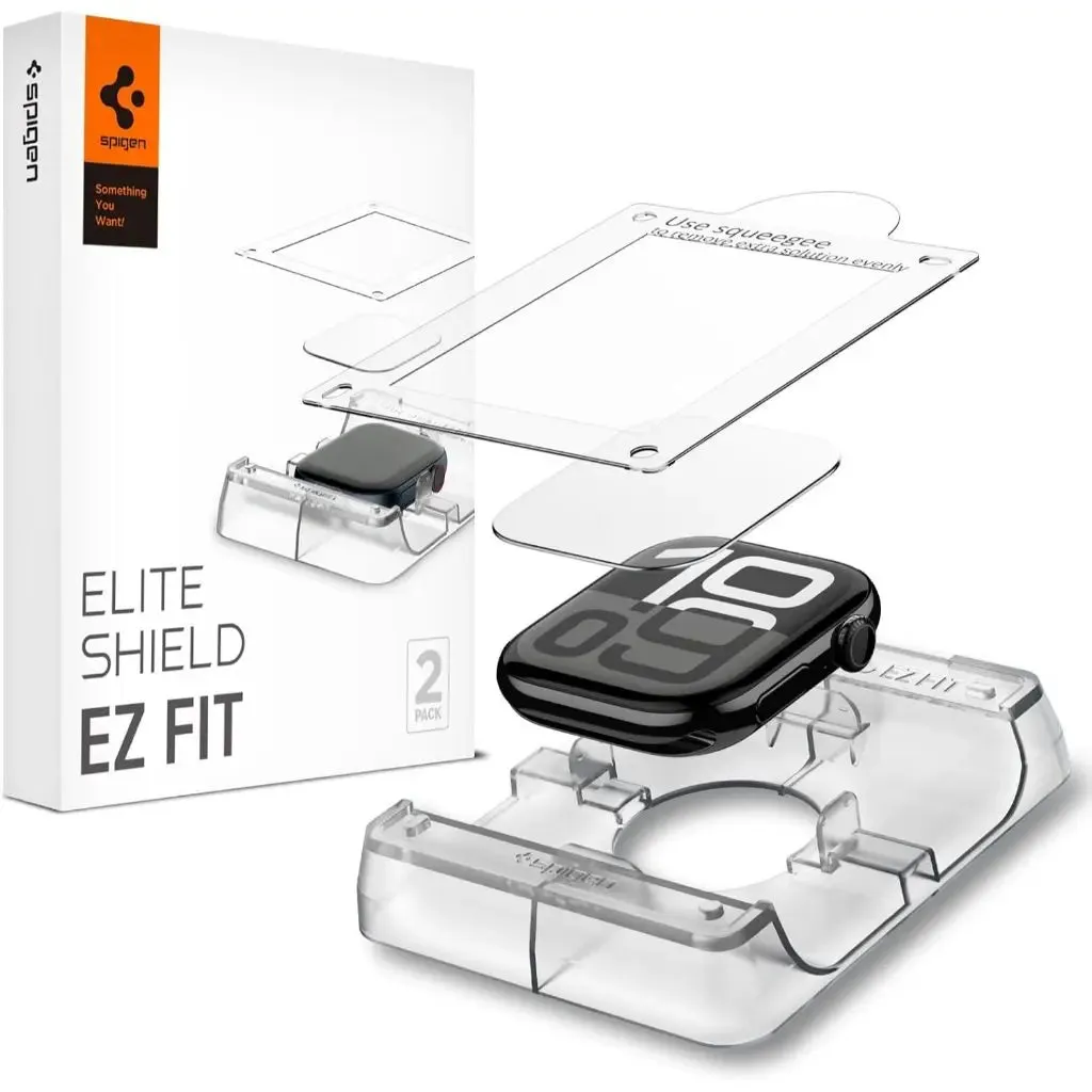 [2 Pack] Apple Watch Screen Protector Series 10 (46mm) EliteShield EZ Fit