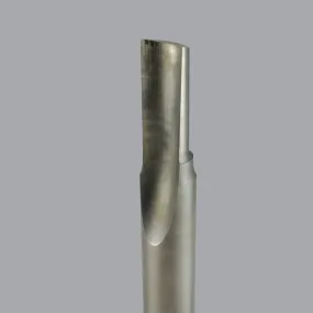 61-140, 0.4375" Dia, 1" LOC, 0.5" Shank Dia, 3" OAL, Single Straight O Flute Router Bit