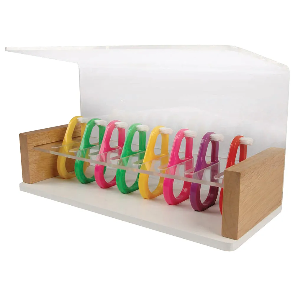 8-Slot Toddler Toothbrush Holder