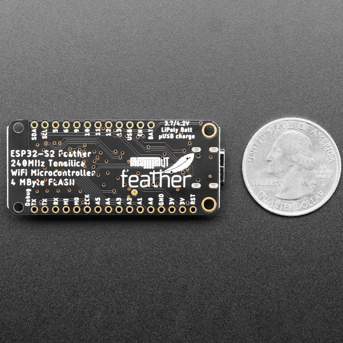 Adafruit ESP32-S2 Feather - 2 MB PSRAM