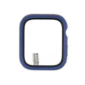 Apple Watch (41mm) matte cover with tempered glass - Navy Blue