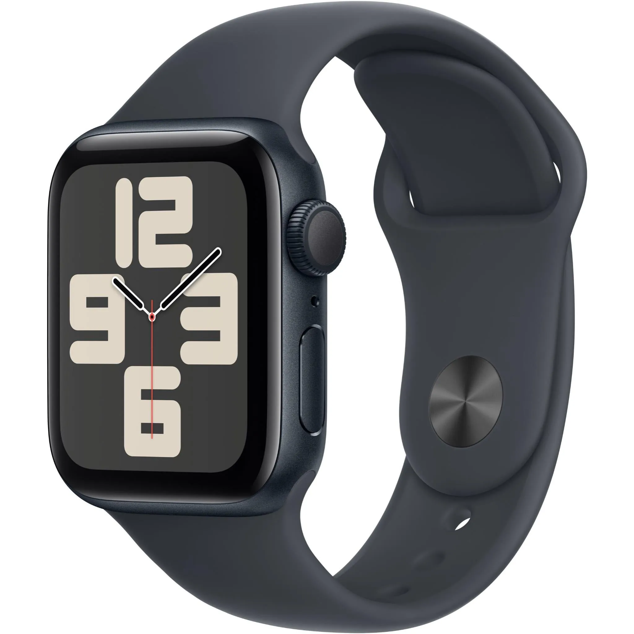 Apple Watch SE 40mm Midnight Aluminium Case GPS Sport Band (S/M) [2024]