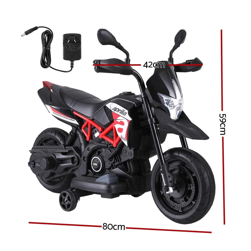 Aprilia Electric Ride On Motorcycle, Music, Horn, 3  Years