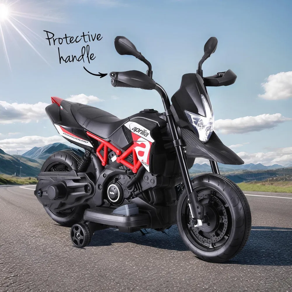 Aprilia Electric Ride On Motorcycle, Music, Horn, 3  Years