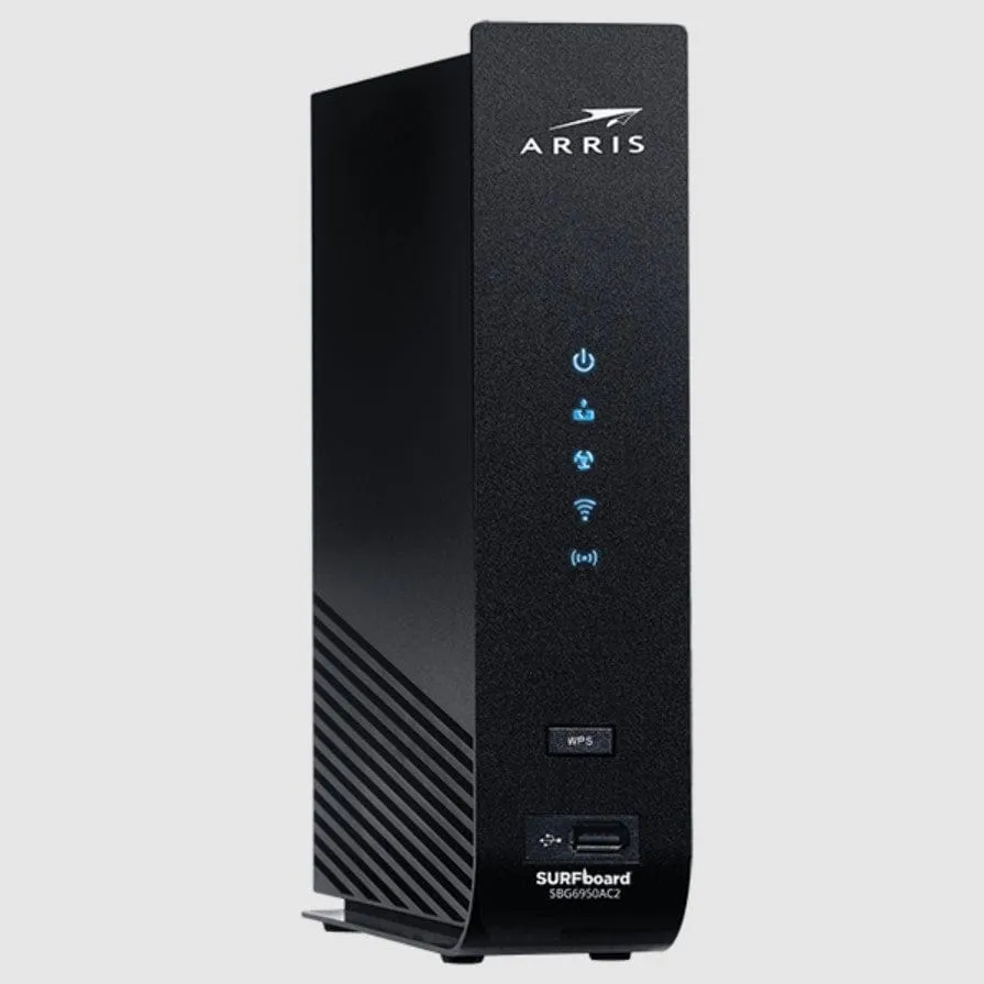 Arris Surfboard SBG6950AC2 DOCSIS 3.0 Cable Modem Plus AC1900 Dual Band Wi-Fi Router - Certified Refurbished