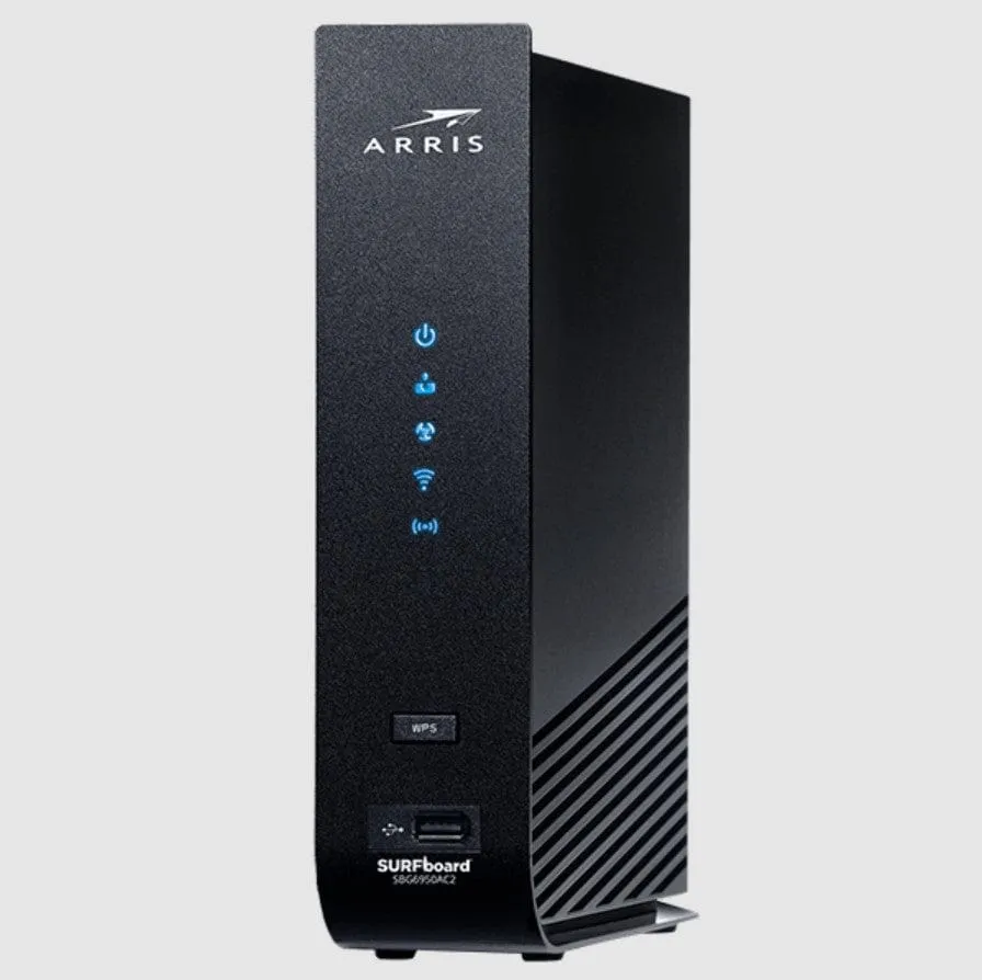 Arris Surfboard SBG6950AC2 DOCSIS 3.0 Cable Modem Plus AC1900 Dual Band Wi-Fi Router - Certified Refurbished