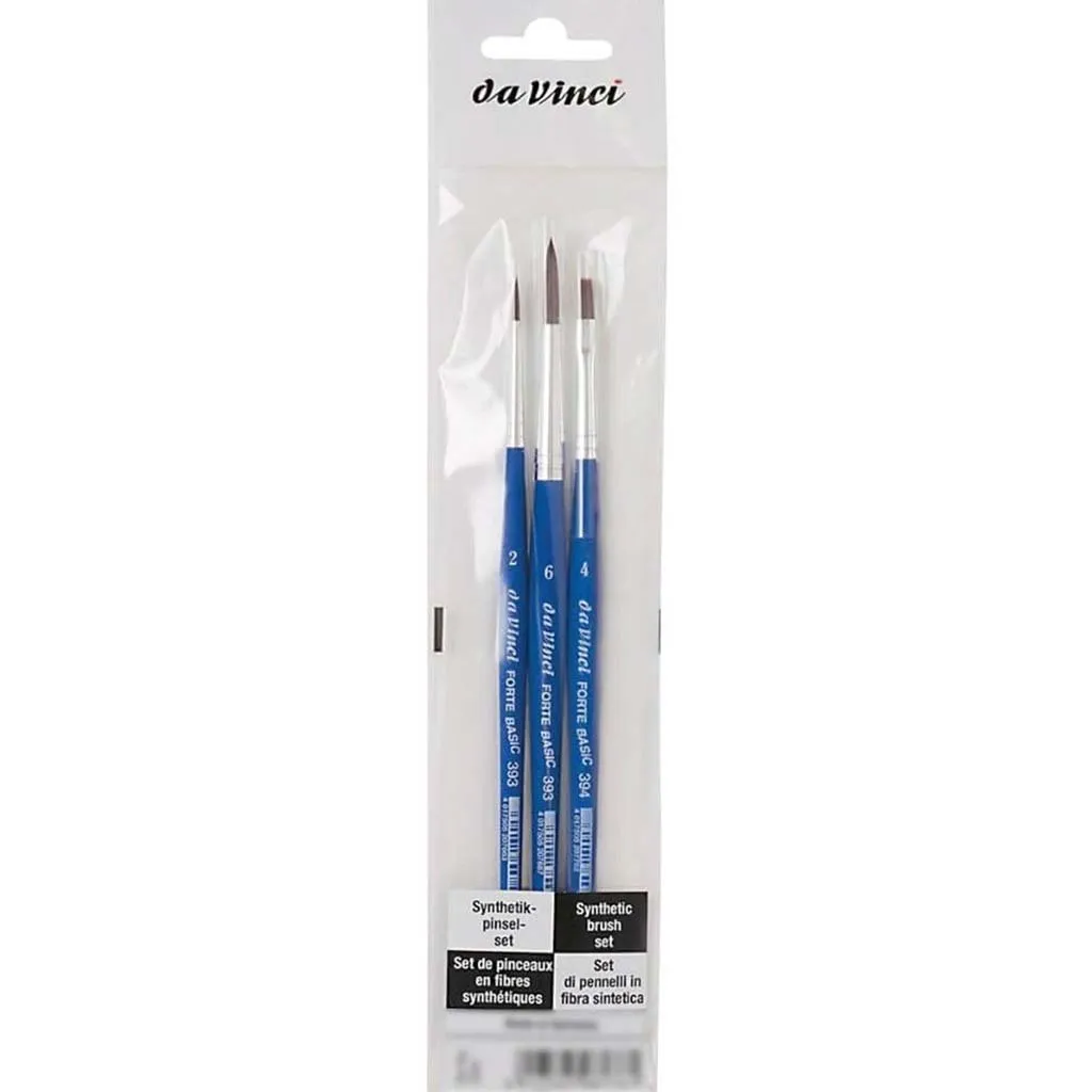 Artist Brush Set Forte Basic Set of 3