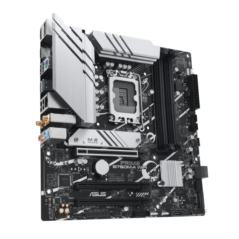 ASUS PRIME B760M-A WIFI D5 Wi-Fi 6 Micro ATX (mATX) Intel Motherboard | Intel LGA1700 Socket