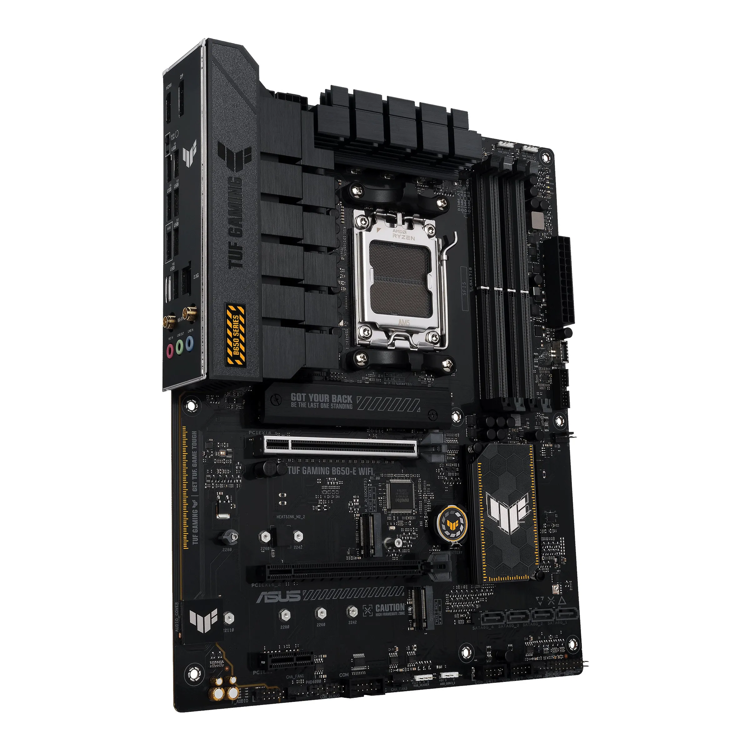 Asus Tuf Gaming B650-E Wifi - Motherboard - Atx - Socket Am5 - Amd B650 Chipset - Usb-C Gen2, Usb 3.1 Gen 2 - Wi-Fi, Blu