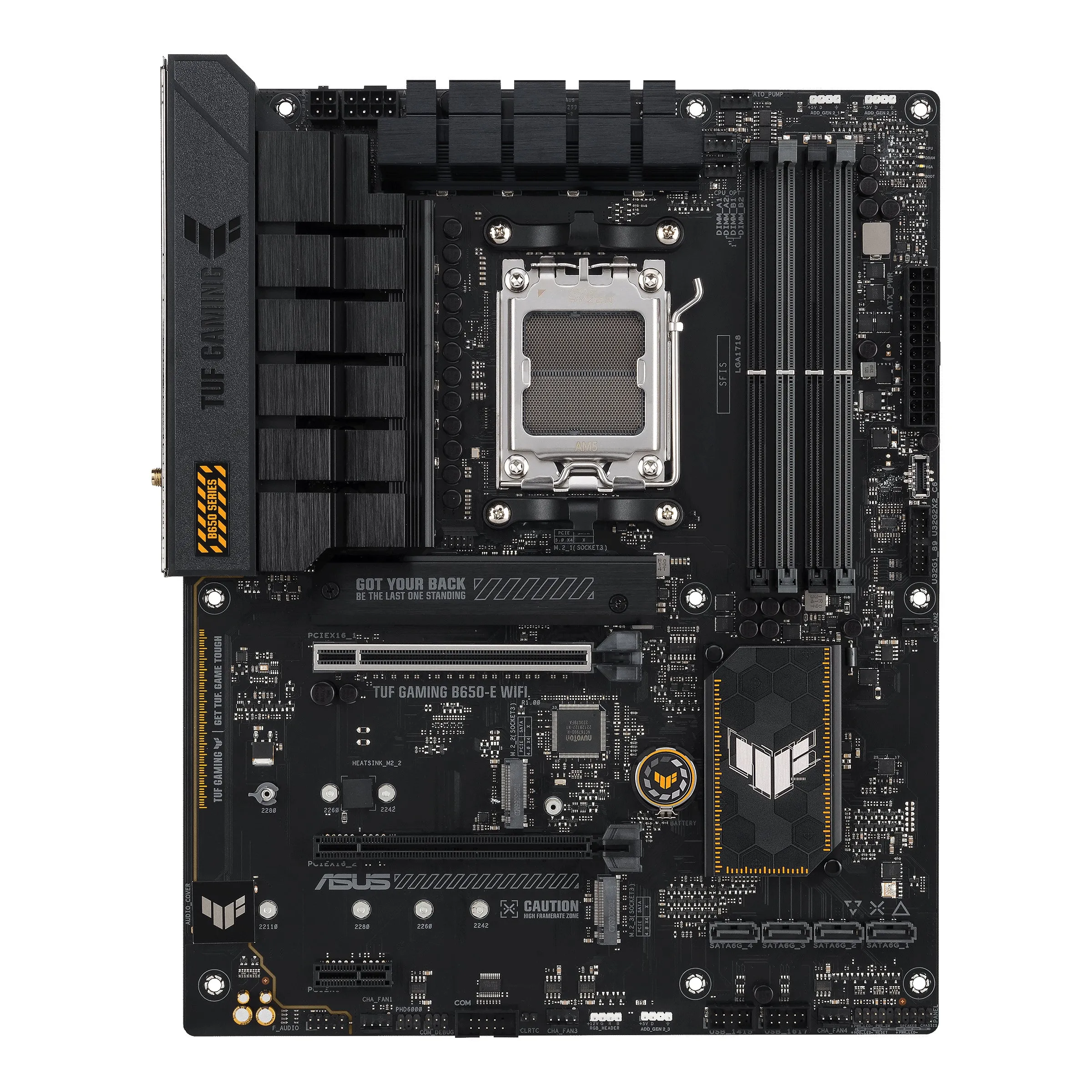 Asus Tuf Gaming B650-E Wifi - Motherboard - Atx - Socket Am5 - Amd B650 Chipset - Usb-C Gen2, Usb 3.1 Gen 2 - Wi-Fi, Blu