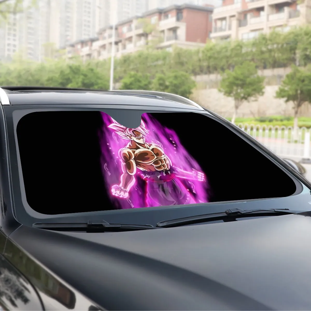 Awesome Goku Black Dragon Ball Z Kids Windshield Sunshade