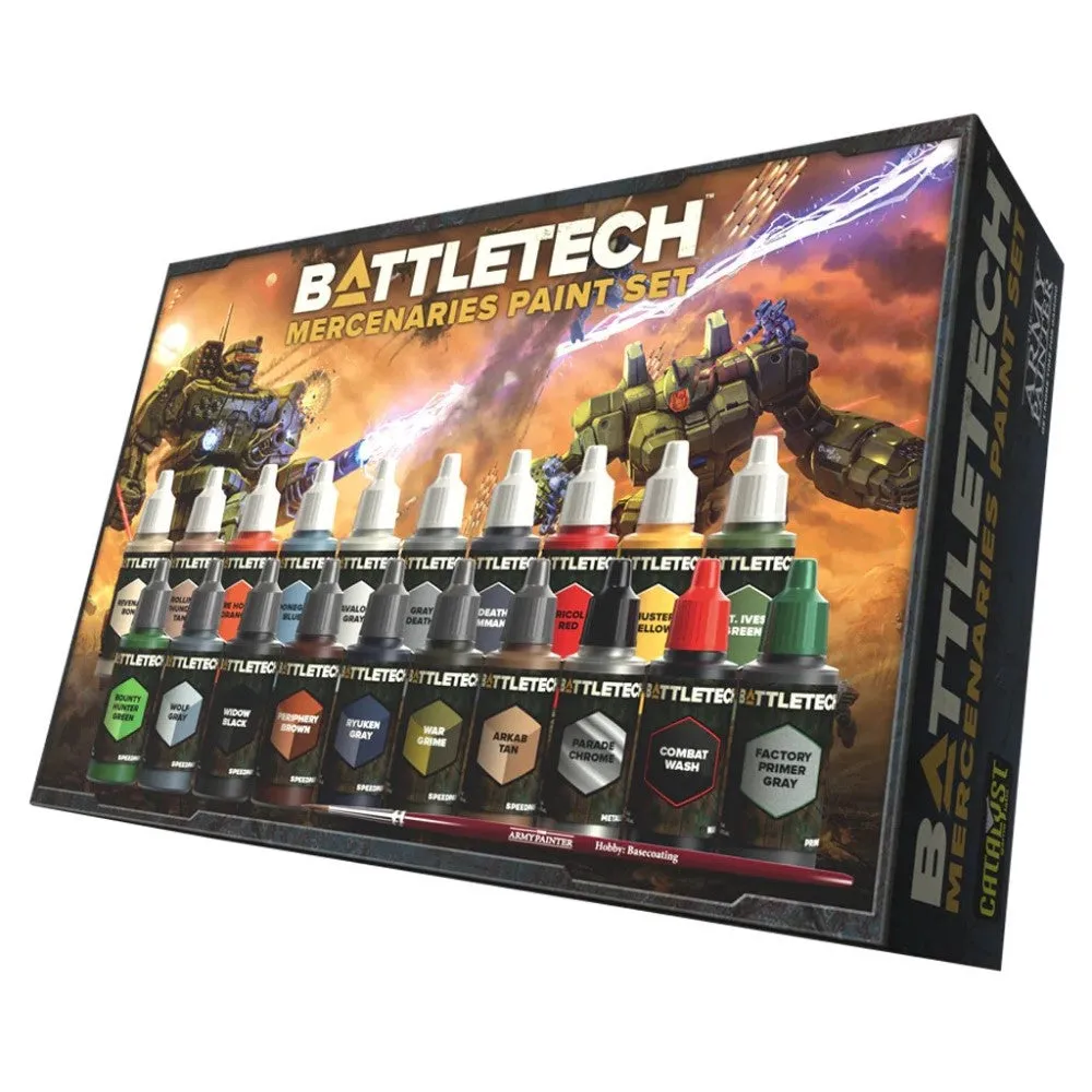 Battletech Mercenaries Paint Set