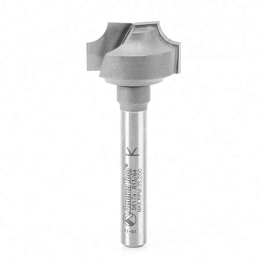 Beading Groove Router Bit | 13⁄64 Radius x 7⁄8 Dia x 15⁄32 x 1⁄4" Shank | 56174 | 738685561744