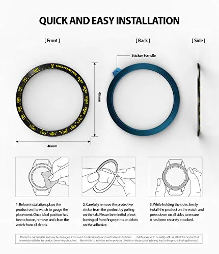 Bezel Styling for Galaxy Watch 46mm / Galaxy Gear S3 Frontier - GW-46-04