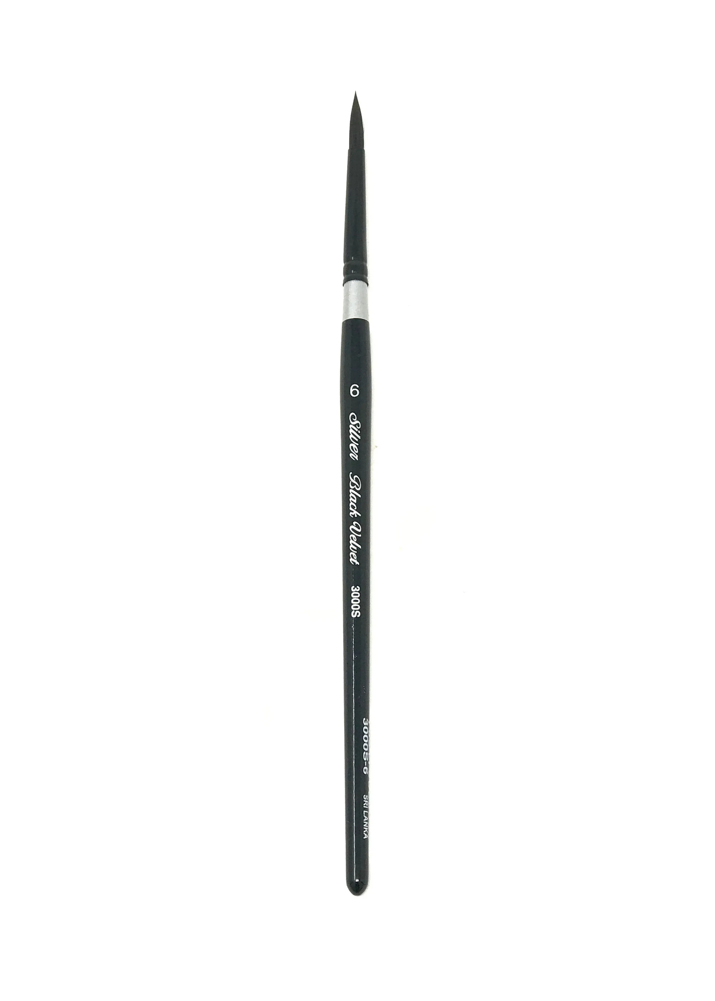 Black Velvet Size 6 Round - Watercolor Brushes S3000S