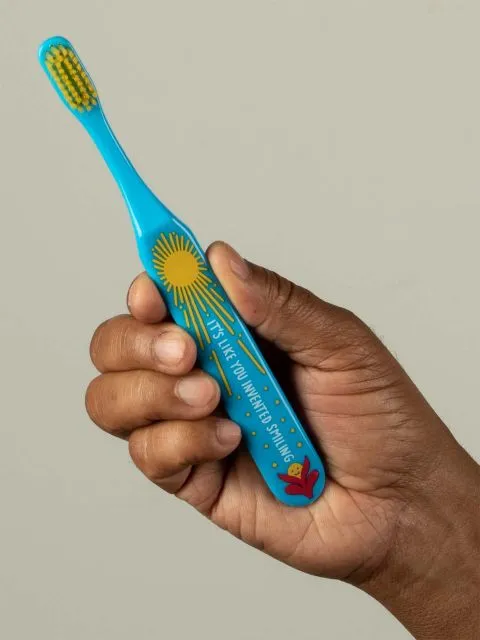 BlueQ "It's like You Invented Smiling" Toothbrush