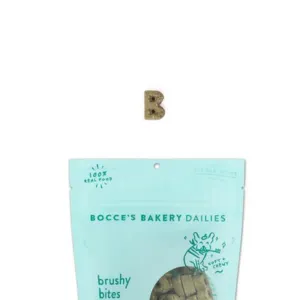 Bocce's Bakery Brushy Bites Soft & Chewy Dental Treats for Dogs