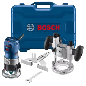 BOSCH Colt 1.25 HP (Max) Variable-Speed Palm Router Combination Kit