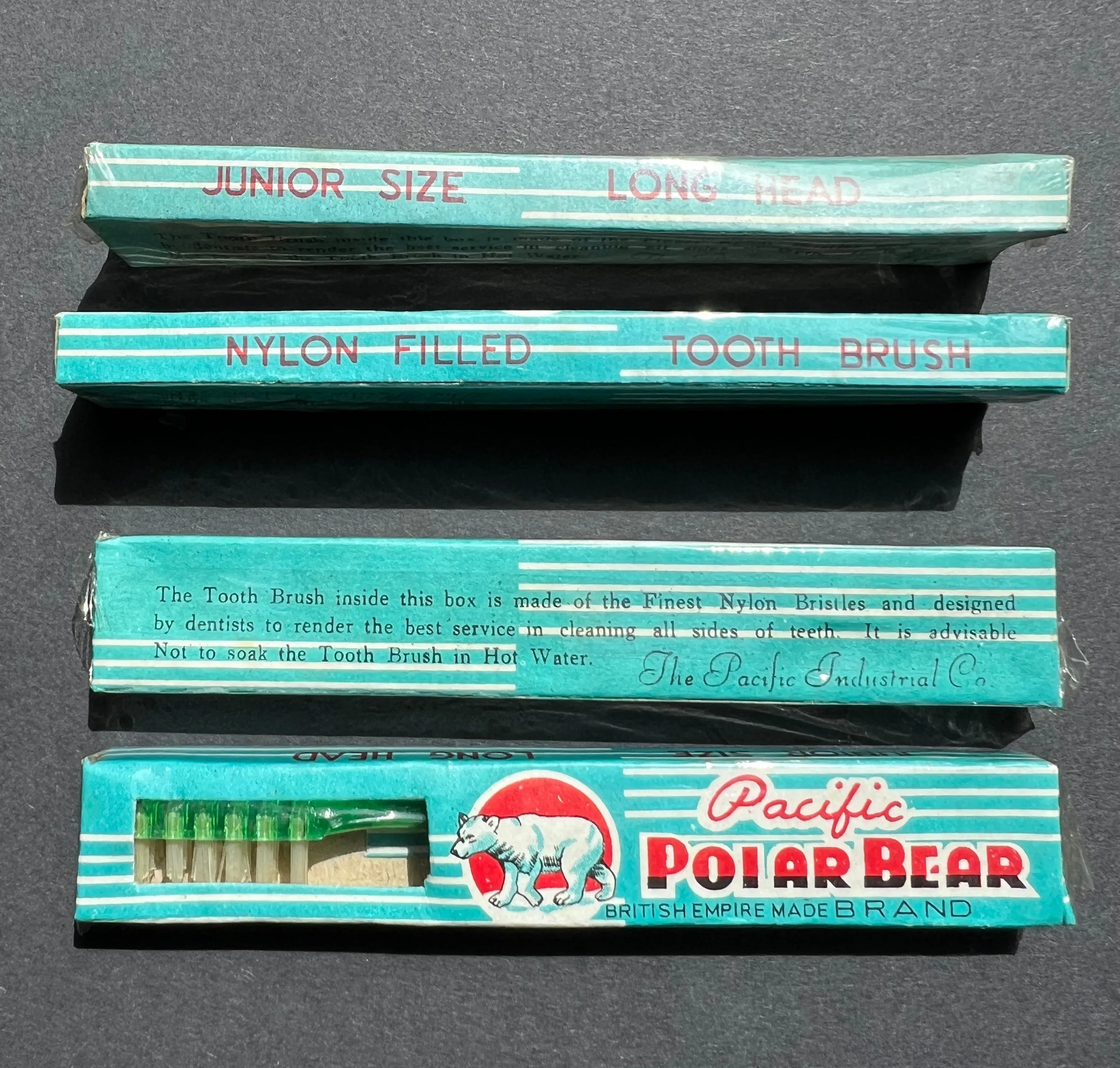 Britsh Empire Made "Polar Bear" TOOTHBRUSH Original Box