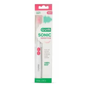 BUTLER GUM Activital Sonic Sensitive Daily Battery Toothbrush Compact Ultra Soft (4101)