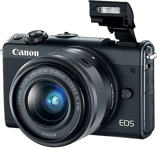 Canon EOS M100 Black Mirrorless EF-M 15-45mm IS STM Kit - 2209C011