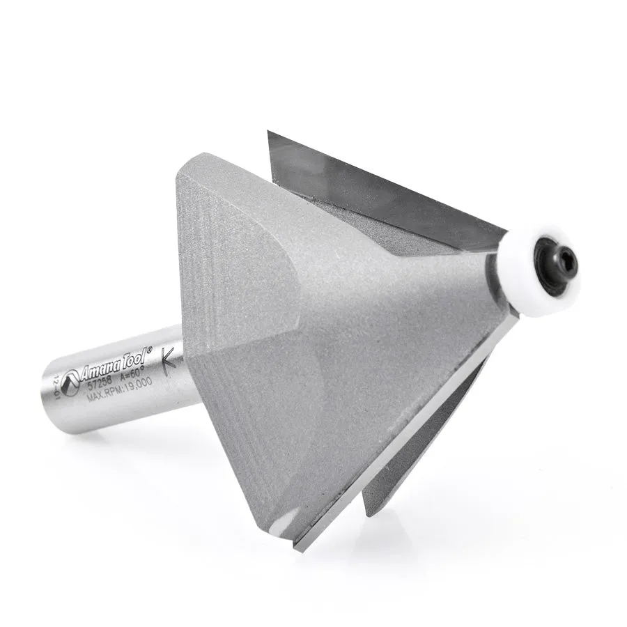 Chamfer Router Bit | 30°x 2 17⁄32 Dia x 3⁄4 x 1⁄2" Shank | 57258 | 738685572580