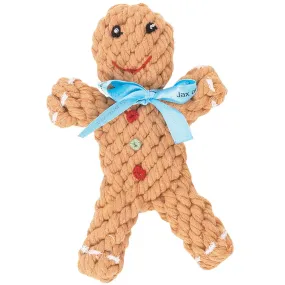 Christmas - Holiday Gingerbread - Rope Dog Toy