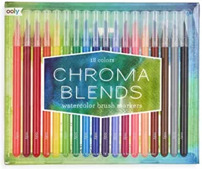 Chroma Blends Watercolor Brush Markers