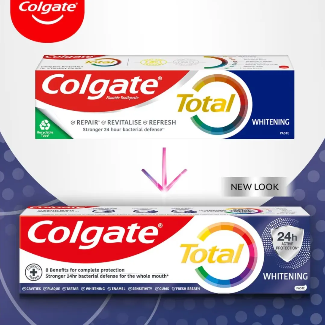 Colgate Total Whitening Toothpaste Pump 100ml (T)