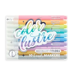 Color Lustre Metallic Brush Markers