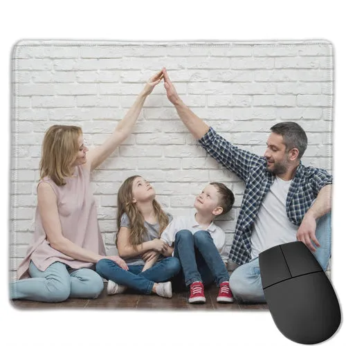 Custom Medium Size photo Mouse Pad 9.5"x8" family