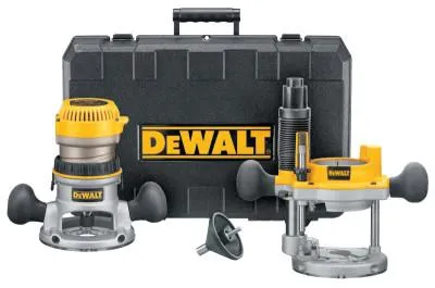 DeWalt® Fixed Base/Plunge Router Combo Kit, DW616PK