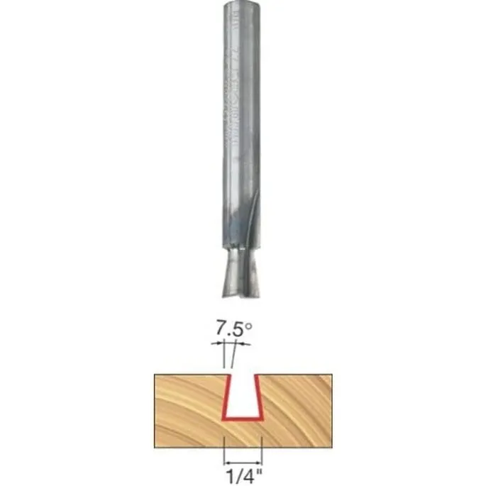 Dovetail Bit Two Flute 7 Degree