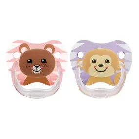 Dr Browns Prevent Classic Pacifiers - 2 Pack - Pink 6 to 12 Months