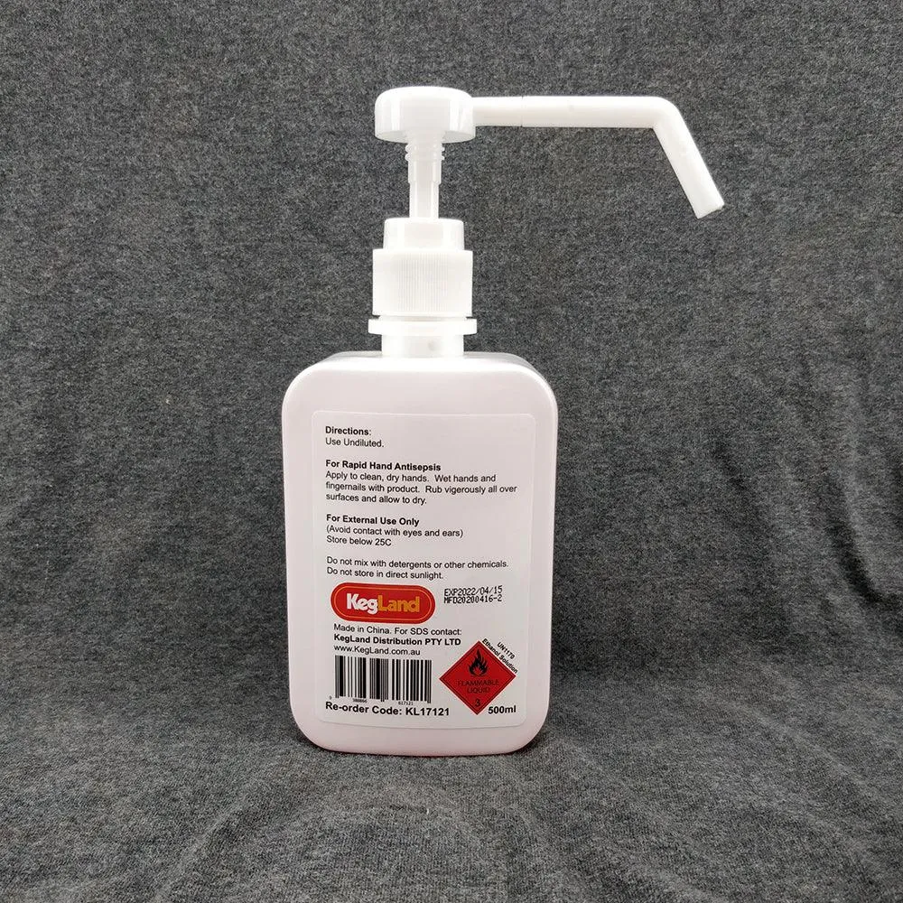 Ethanol/Chlorhexidine Hand Rub & Sanitiser 500ml