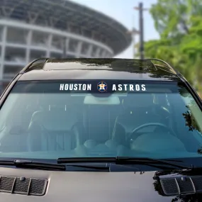 Fanmats Houston Astros Sun Stripe Windshield Decal 3.25" x 34"