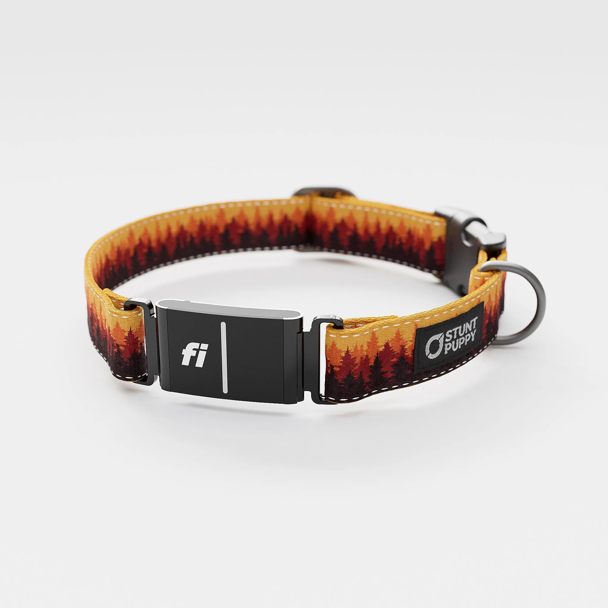 Fi GPS Included Pines Orange Everyday Collar (6 month subscription)