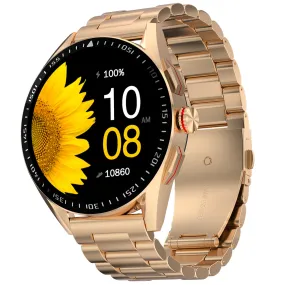 Fire-Boltt Invincible Plus 1.43" AMOLED Display Smartwatch with Bluetooth Calling, TWS Connection, 300  Sports Modes, 110 in-Built Watch Faces, 4GB Storage & AI Voice Assistant (Rose Gold SS)