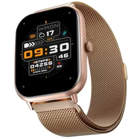 Fire-Boltt Ninja Call Pro Max 51.05mm (2.01 inch) Display Smart Watch, Bluetooth Calling, 120  Sports Modes, Health Suite, Voice Assistance (Gold SS)