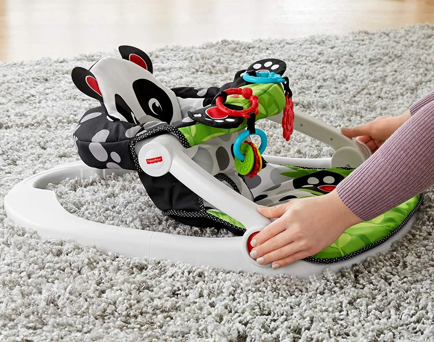 Fisher-Price Sit-Me-Up Floor Seat Panda Paws