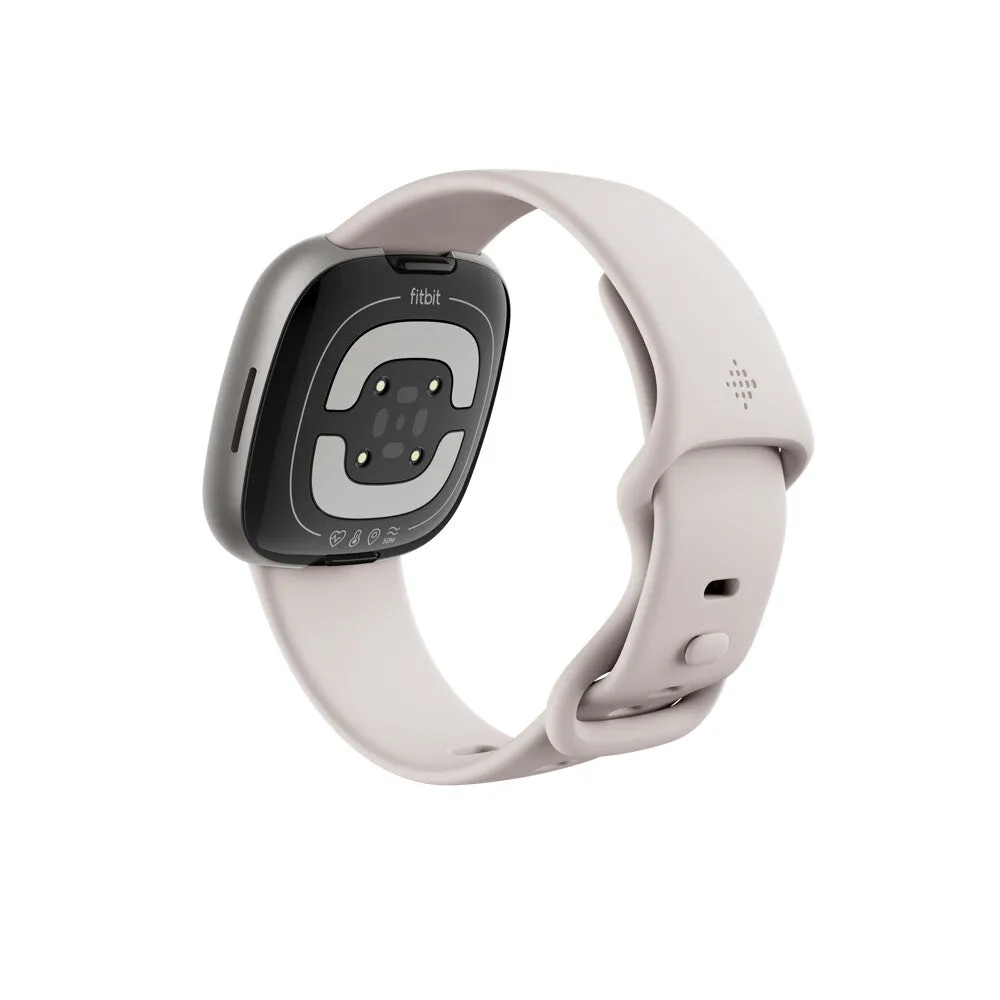 Fitbit Sense 2 Smart Watch - Lunar White/Platinum