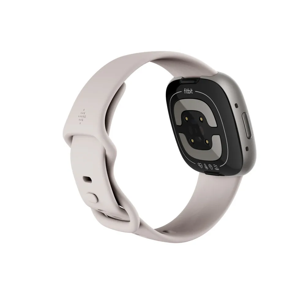 Fitbit Sense 2 Smart Watch - Lunar White/Platinum