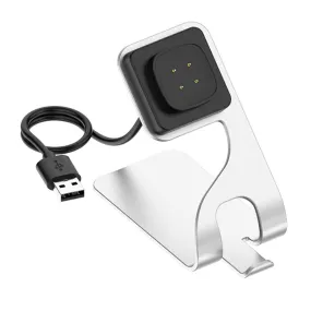 Fitbit Sense / Versa 3 charging dock bracket - Silver