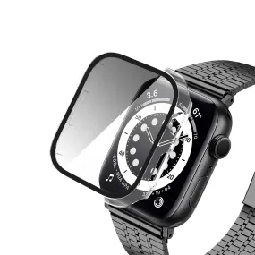 For Apple Watch iWatch Series 7 Case 41mm Tempered Glass Shockproof Full Cover - Clear