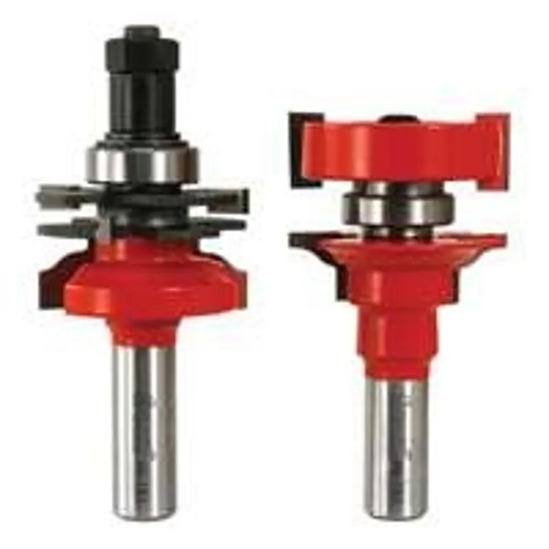 Freud 99-761 Router Bit Set, 3-3/4 in OAL, 1/2 in Dia Shank, Carbide :EA: QUANTITY: 1