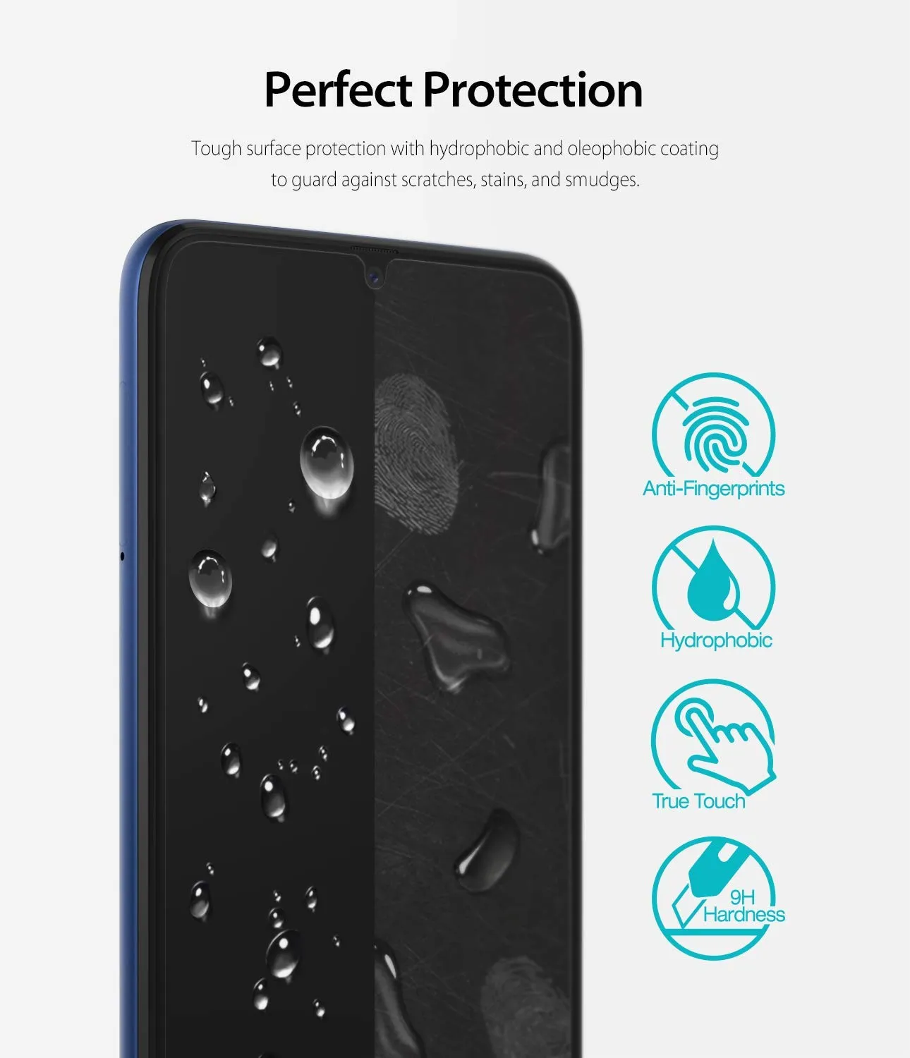 Galaxy M30 Tempered Glass Screen Protector Guard | Transparent -  3 Pack